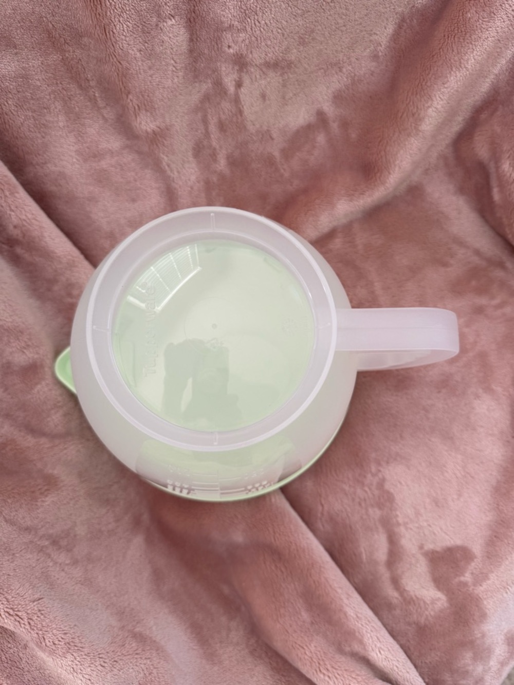 🦋Tupperware Classic Mix-N-Store Pitcher with Mint Green lid BPA Free NEW - Picture 5 of 8